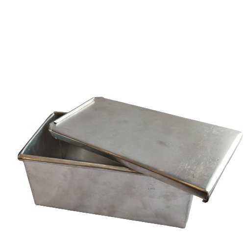 ALUMINIUM BREAD MOULD 8X4X3 INCH Flavormart.in