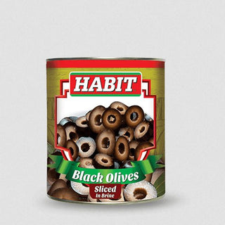 Habit pitted black olives 3kg