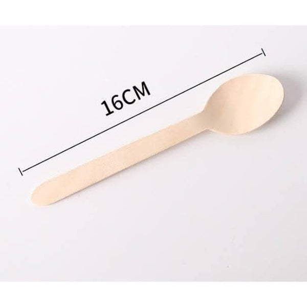 WOODEN SPOON 160 CM 100 PCS PACK