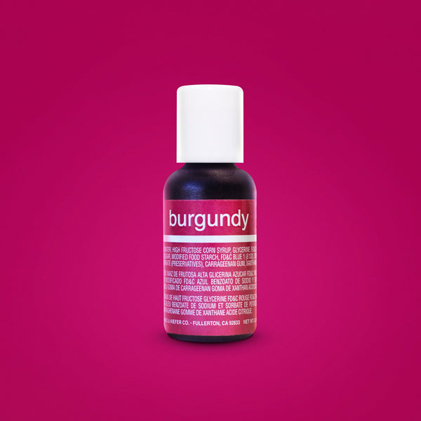 CHEFMASTER LIQUA GEL BURGUNDY WINE 20GM