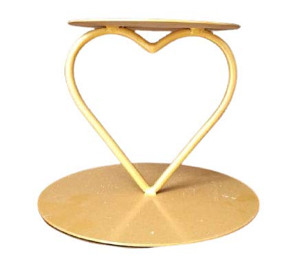 METAL SPACER CAKE STAND HEART