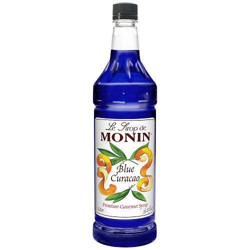 MONIN BLUE CURACAO SYRUP 1 LTR