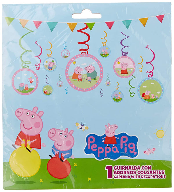 PEPPA PIG SWIRL DECORATION