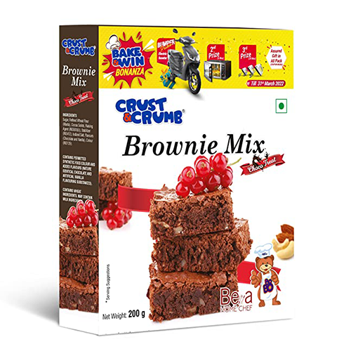 8     CRUST N CRUMB BROWNIE MIX 200 GM