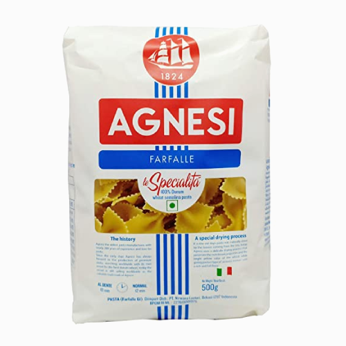 AGNESI FARFALLE PASTA 500 GM