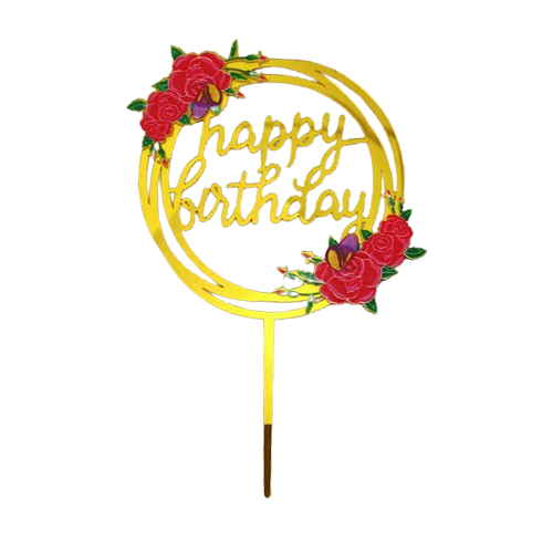 ACRYLIC CAKE TOPPER BIRTHDAY