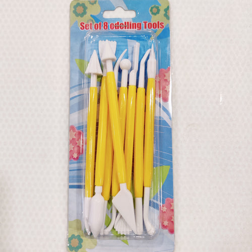 MODELING BONE TOOL PLASTIC 8 PCS