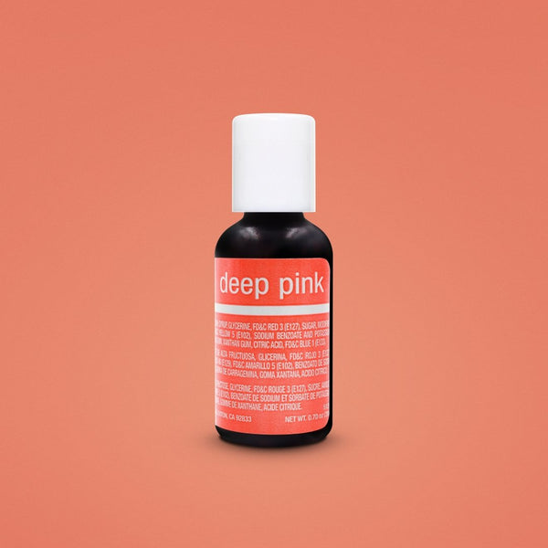 CHEFMASTER LIQUA GEL DEEP PINK 20 GM