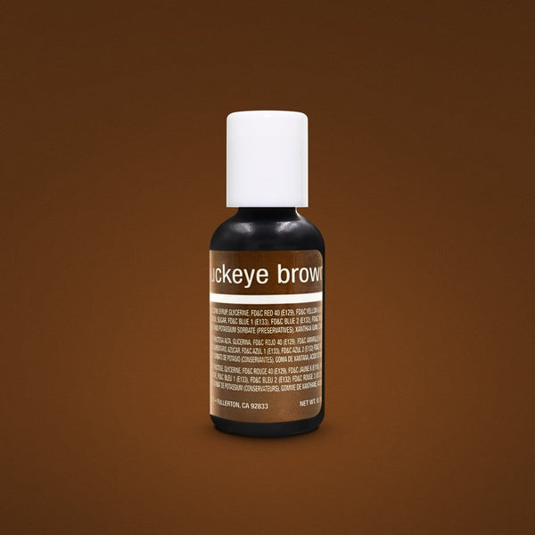 CHEFMASTER LIQUA GEL BUCKEYE BROWN 20 GM