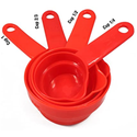 MEASURING CUP 4 IN 1 RED COLOUR