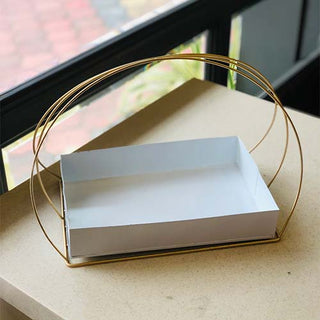 METAL GIFT STAND WITH THIN HANDLE