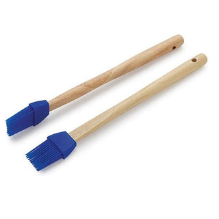 30503 SILICON PASTRY BRUSH WOODEN HANDLE