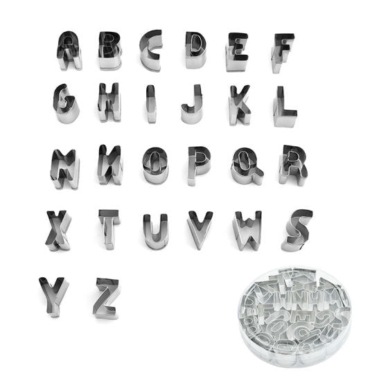 STEEL ALPHABET CUTTER SET