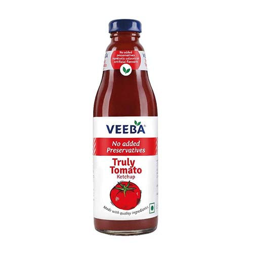 VEEBA TRULY TOMATO KETCHUP 500 GM