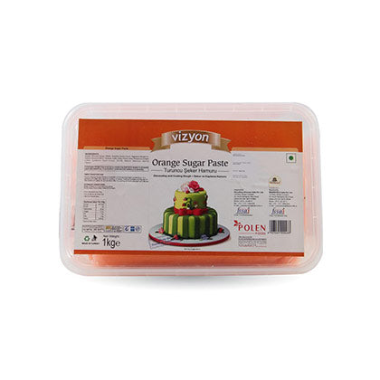 VIZYON SUGAR PASTE ORANGE 1 KG