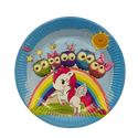 PAPER PLATE CARTOON CHARACTER 10 PCS PACKET