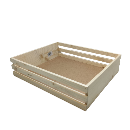 WOODEN TRAY RECTANGLE 10X12X3.5 INCH