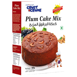 CRUST N CRUMB PLUM CAKE  MIX 300 GM