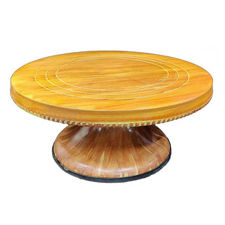 TURN TABLE WOODEN FINISHED 11.5 INCH